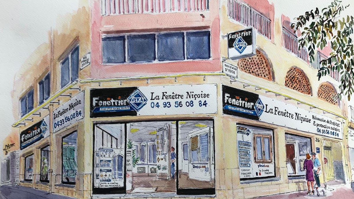 LA FENÊTRE NIÇOISE - FENÉTRIER VEKA
