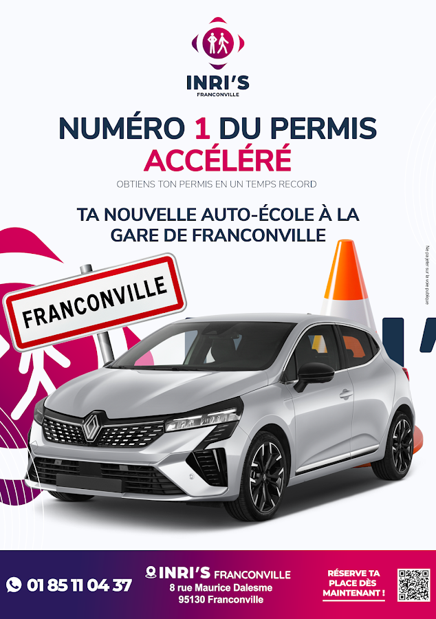 Auto-École INRI'S Franconville N°1 du permis accéléré