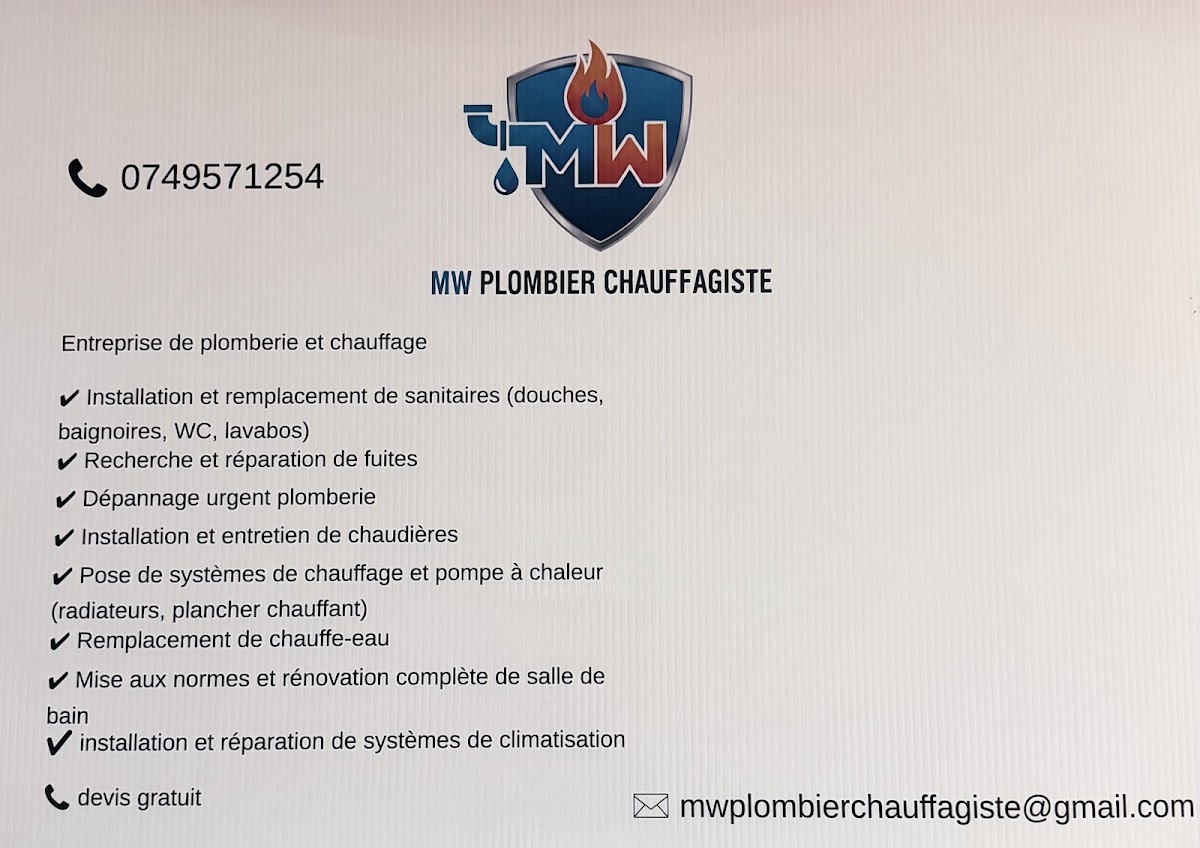 MW plombier chauffagiste