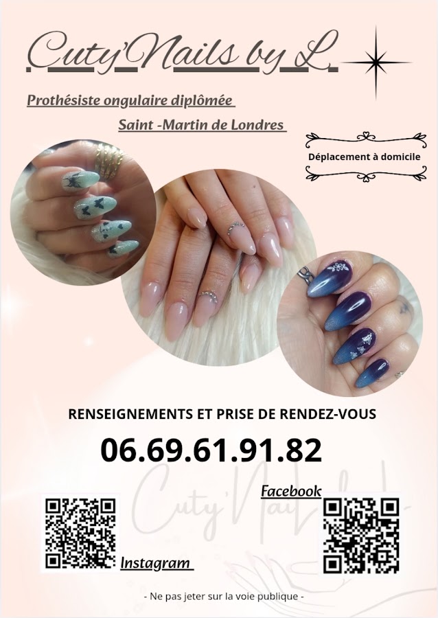 Salon de manucure prothésiste ongulaire Cuty'Nails by L