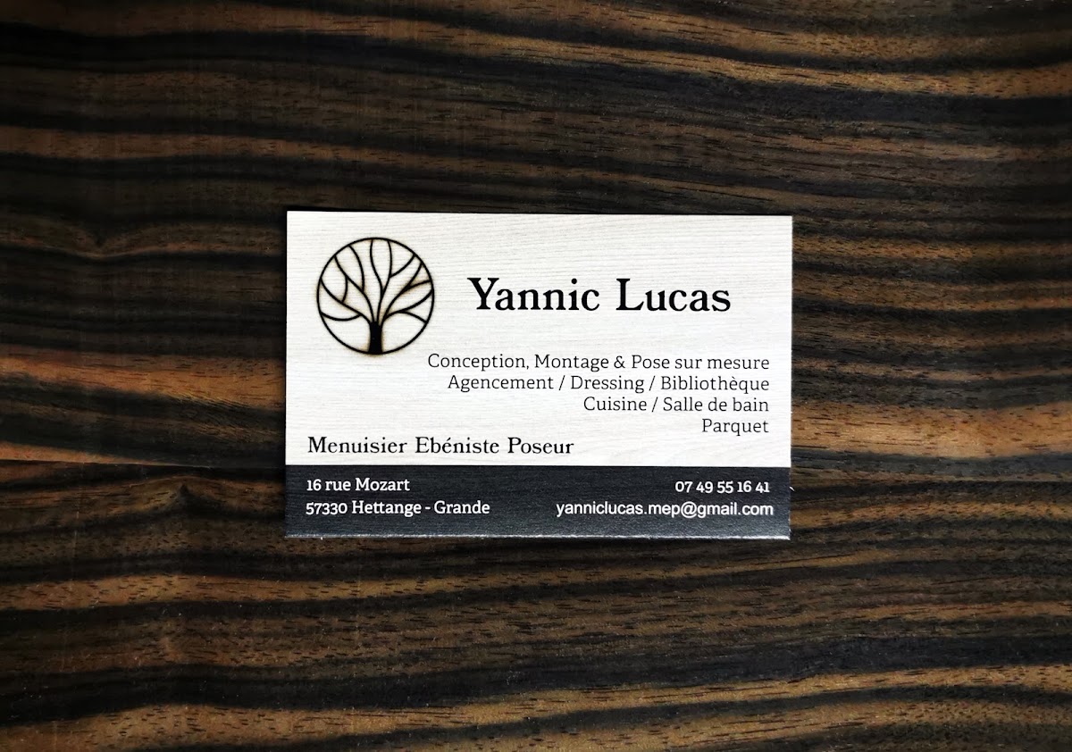 EURL Yannic Lucas -- Menuisier Ebéniste