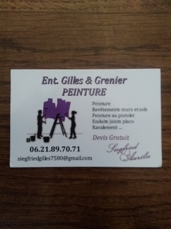 GILLES et GRENIER Peinture