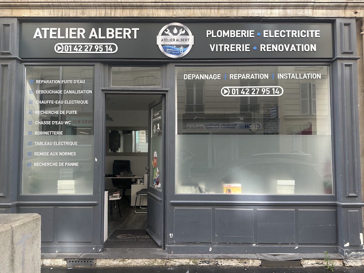 Plombier Atelier Albert Paris 17