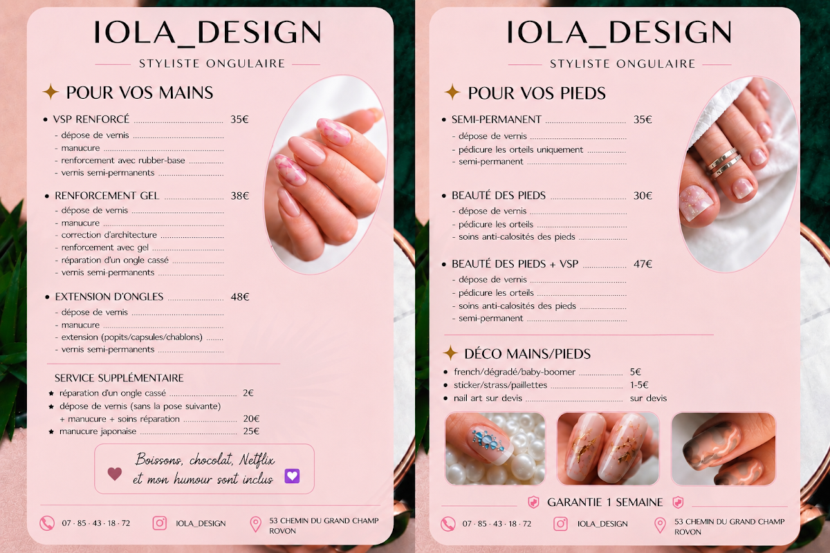 Iola Design – Prothésiste Ongulaire à Rovon