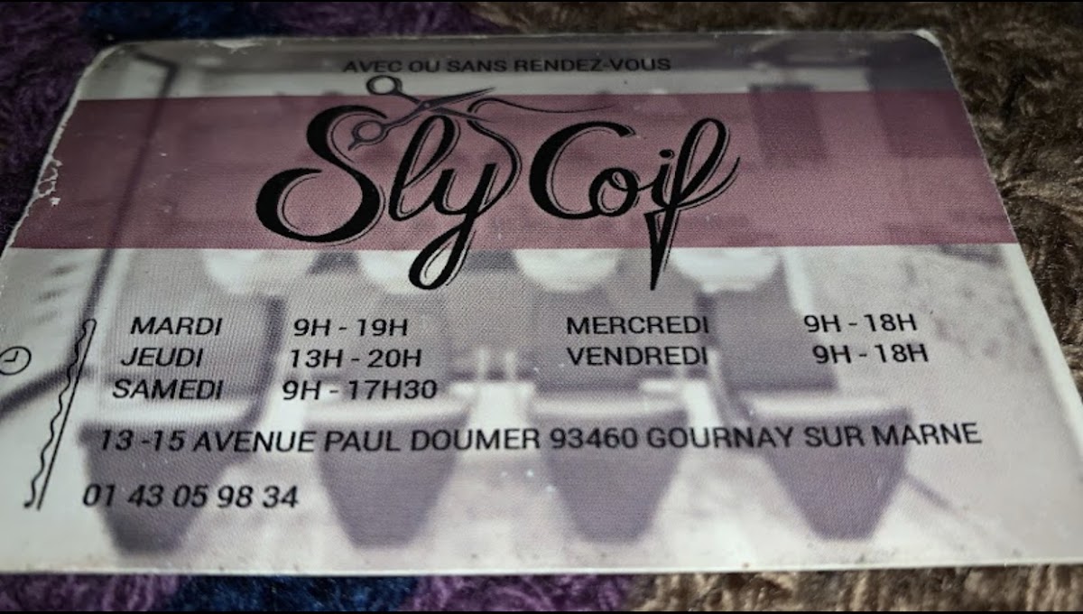 "SLY COIF' " Caract Hair Gournay