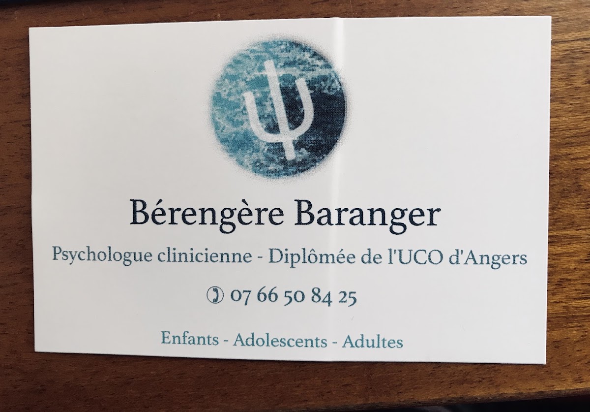 Psychologue Bérengère Baranger