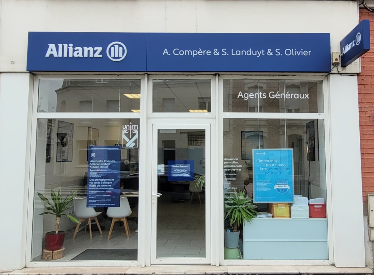 Allianz Assurance SAINT QUENTIN - Les 3 AS A.COMPERE S.LANDUYT S.OLIVIER