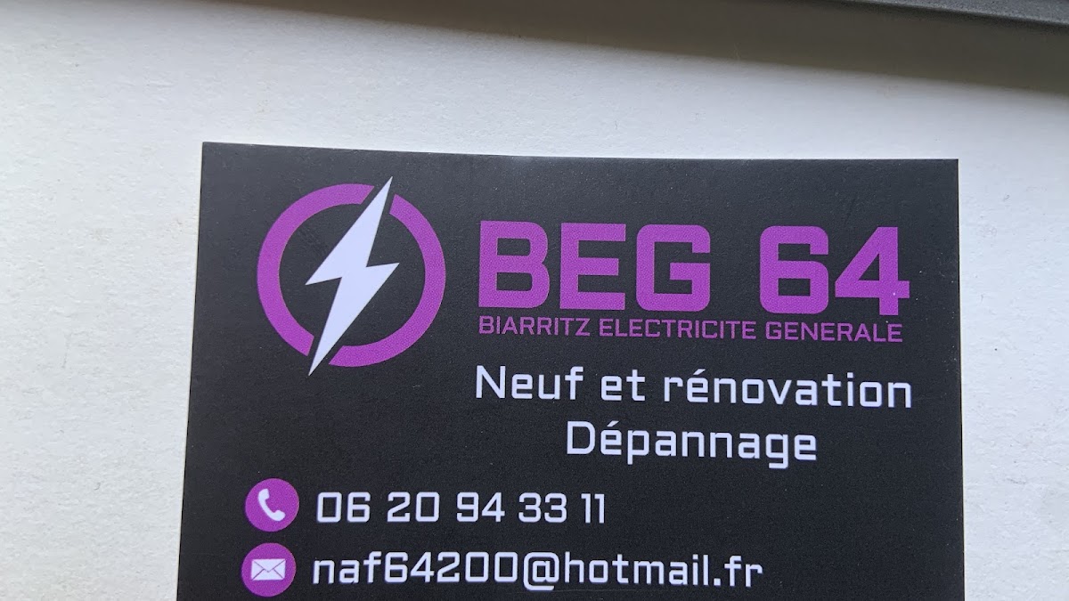 BEG 64 - Biarritz Électricité Générale - Électricien
