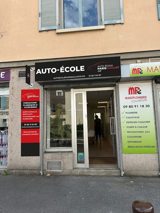 AUTO ECOLE PARIS SACLAY Gif sur Yvette - Agence Gare RER B Courcelle - Formation accélérée- 1 er Contact sur Rdv.