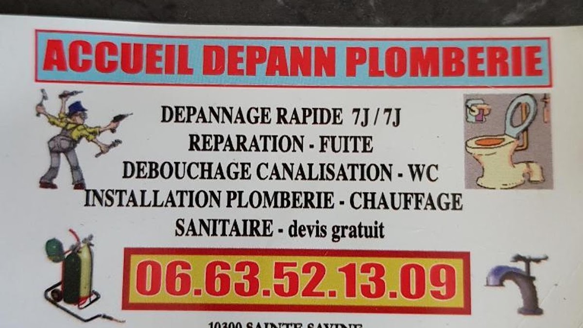 Accueil Dépann Plomberie