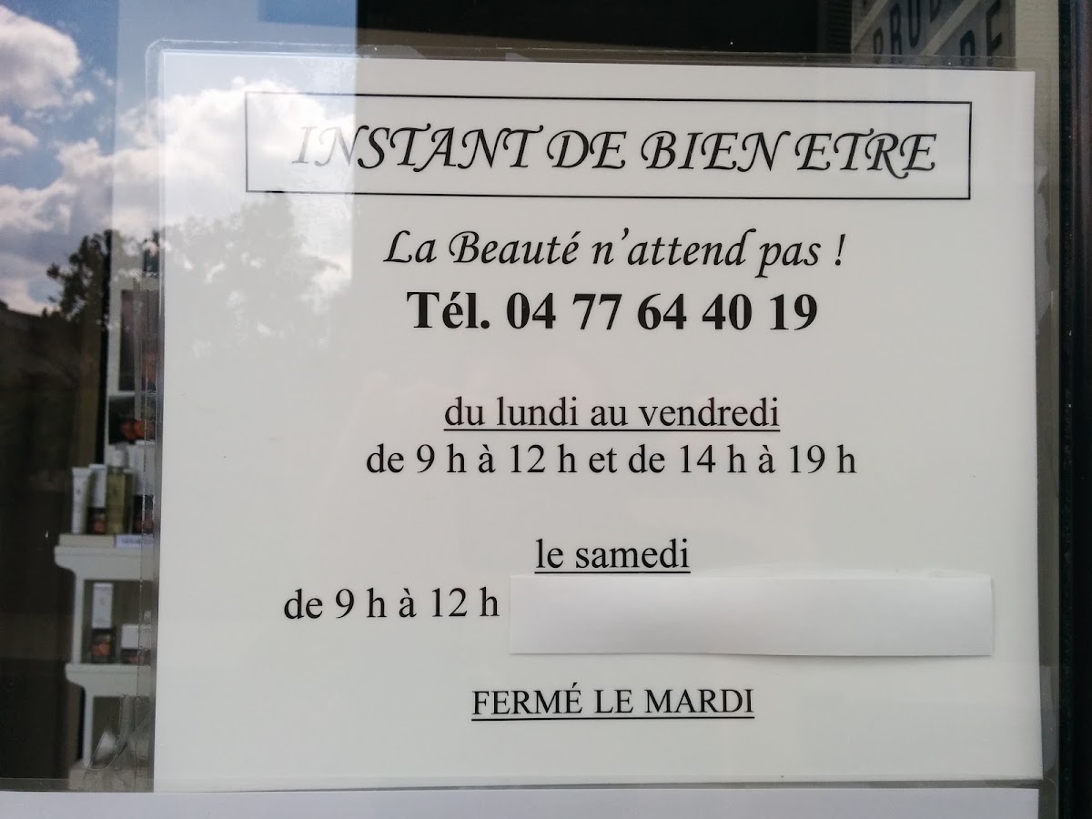 Instant de Bien Etre-Renaison