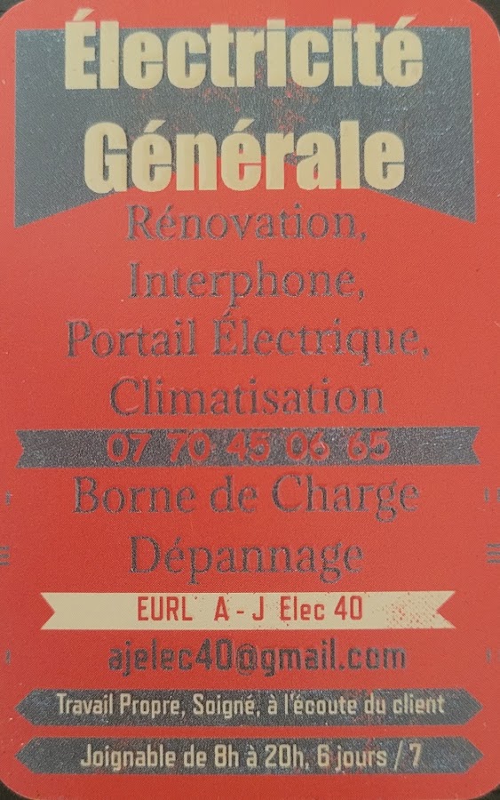 EURL A-J élec 40