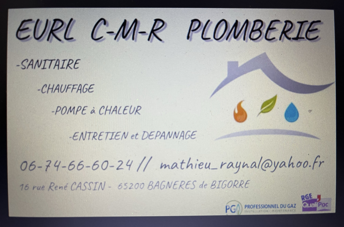 Plomberie CMR