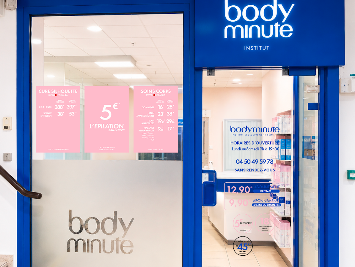 Institut de beauté Etrembières Bodyminute