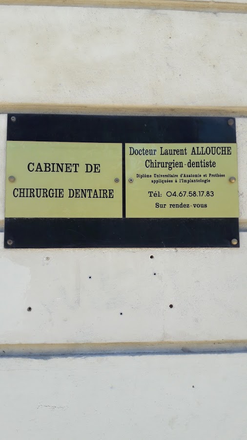 Dr Laurent ALLOUCHE - Dentiste - Montpellier