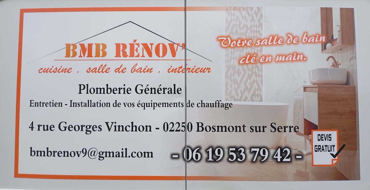 BMB Renov - Plombier-chauffagiste