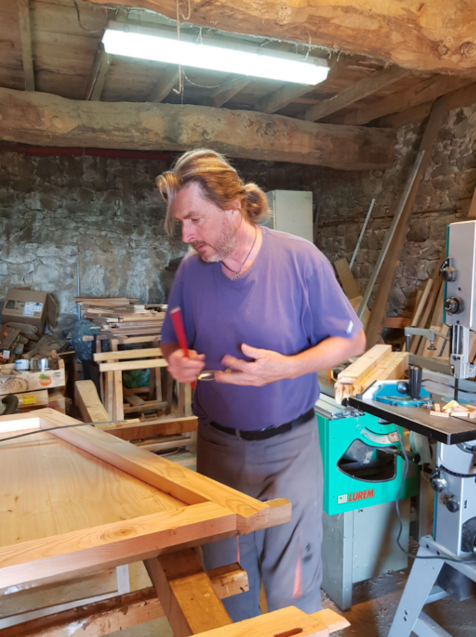 Menuisier - Atelier des Alouettes - Stage de menuiserie Saint-Appolinard