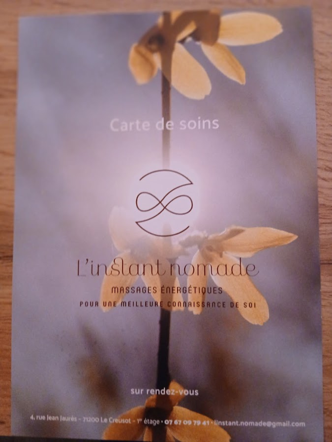Valérie Pommier - L' Instant Nomade - Massages Bien-Être & Soins Énergétiques - Le Creusot