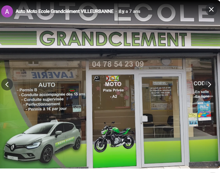 Auto Ecole Grandclément VILLEURBANNE