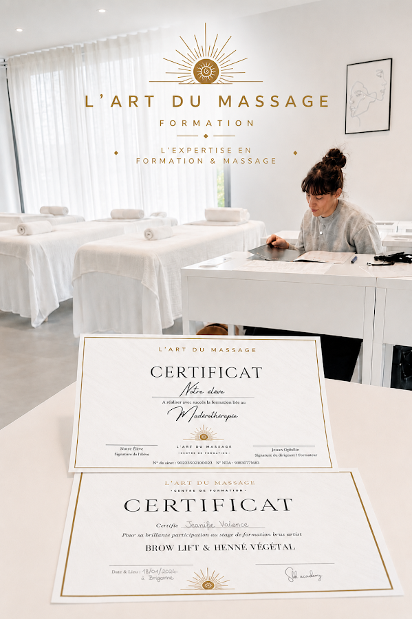 L'art du massage - Centre de formation Massage - bien-être