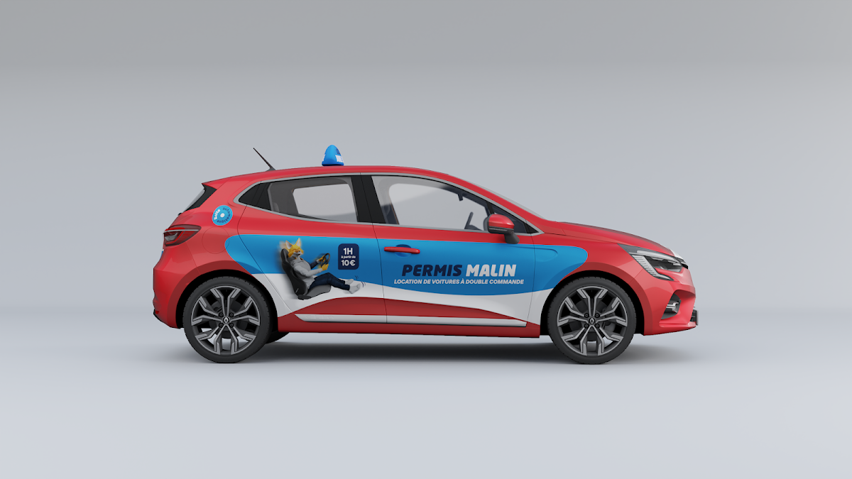 Permis Malin - Évreux (27) - location de voiture auto-école à double commande