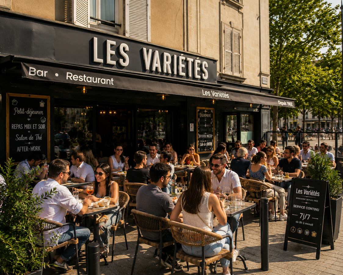 Les Variétés – Brasserie Restaurant Angers Centre