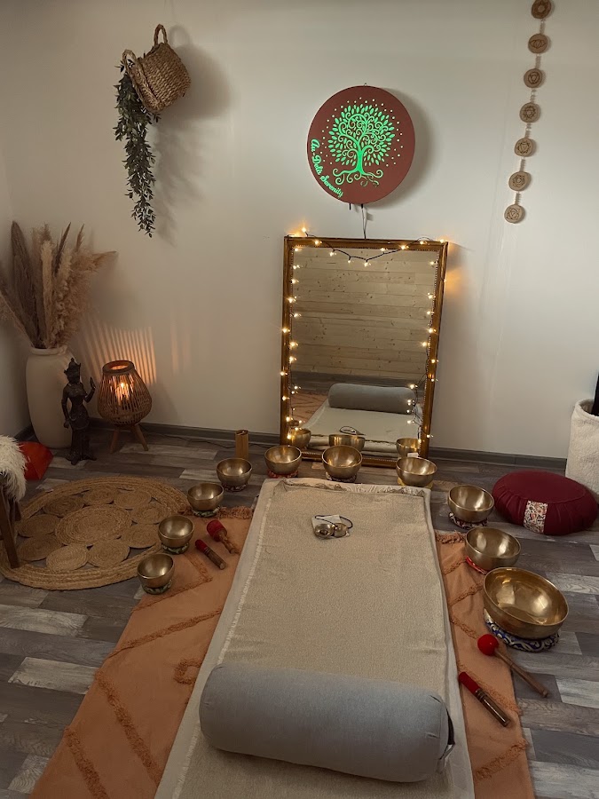 Au-delà Serenity : massage bol tibétain