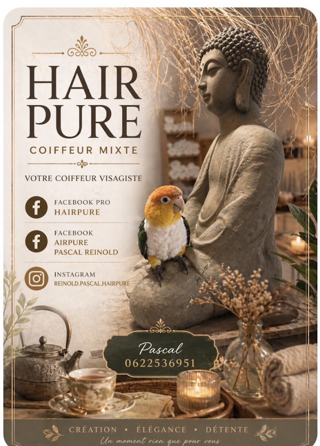 SALON DE COIFFURE MIXTE PASCAL VISAGISTE HAIRPURE ESPACE ZEN