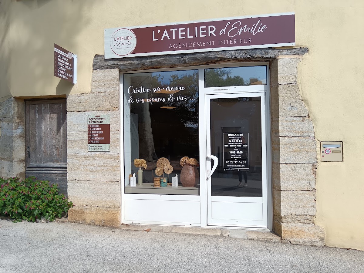 L' Atelier d'Emilie | Agencement intérieur