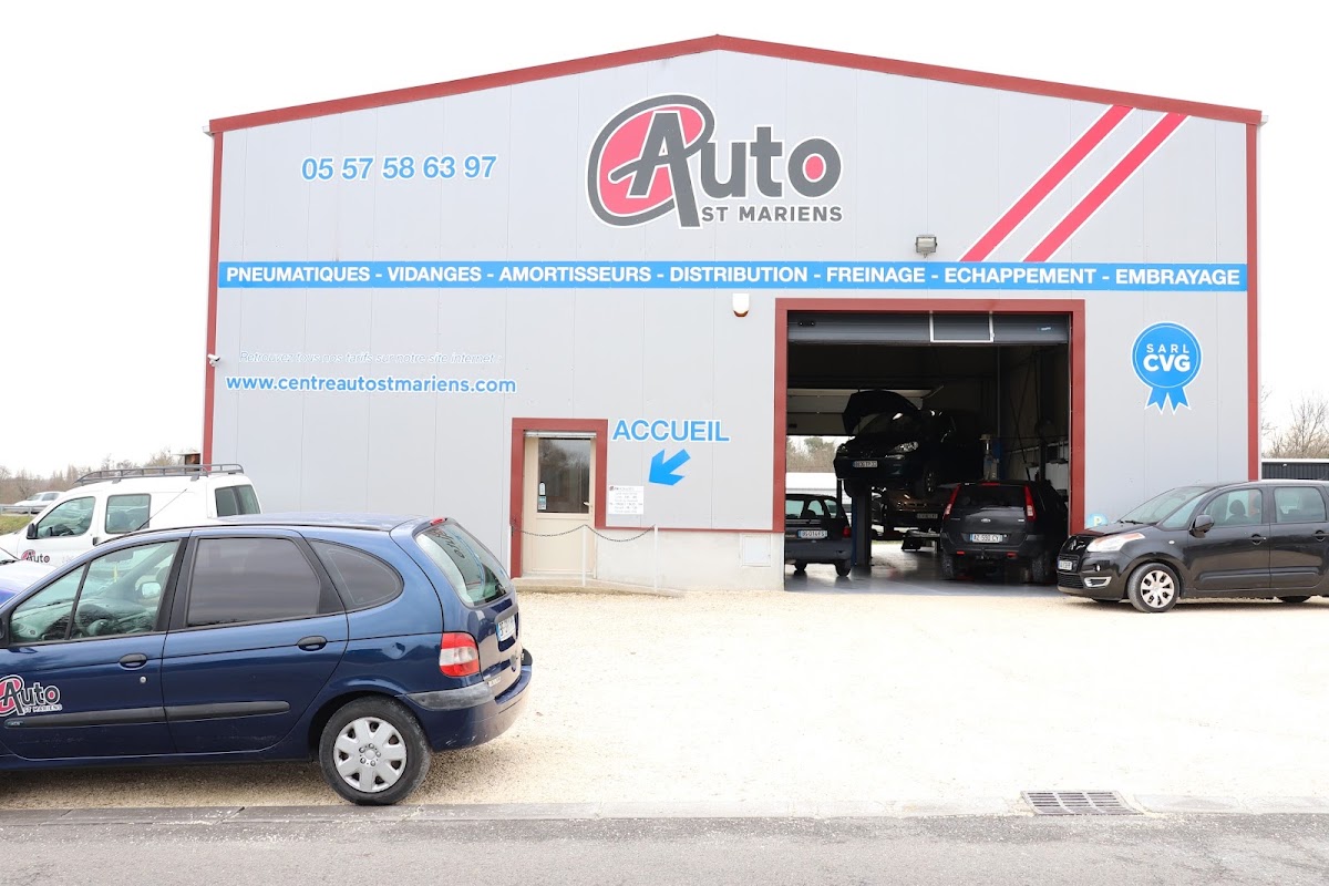 CENTRE AUTO ST MARIENS -SPECIALISTE EN PNEUMATIQUES, COURROIE DE DISTRIBUTION, EMBRAYAGE, FREINAGE, ENTRETIEN VIDANGE