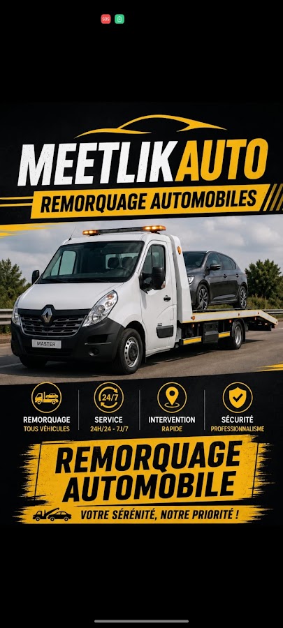 Meetlikauto service de depannage auto / moto / utilitaire, depanneur, enlèvement épave, epaviste