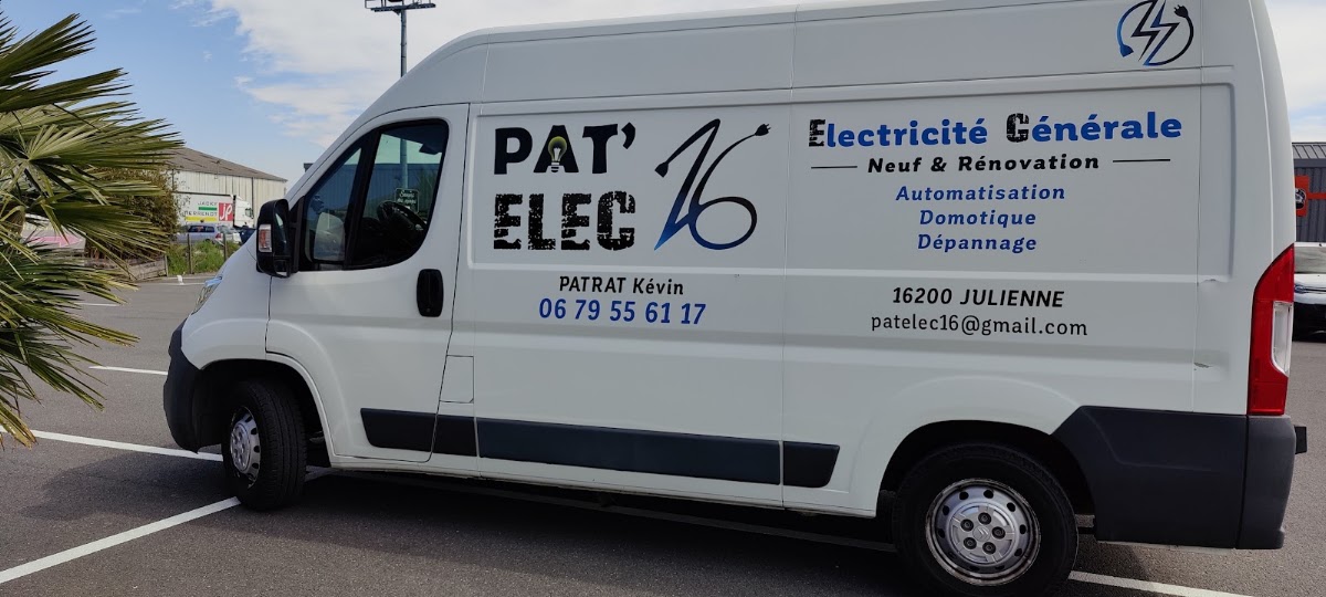 Électricien / Domotique Pat'elec 16 Cognac Patrat Kévin Patelec 16