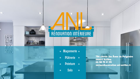 ANL ⚒️ Maçonnerie - Peintre en bâtiment - Antibes
