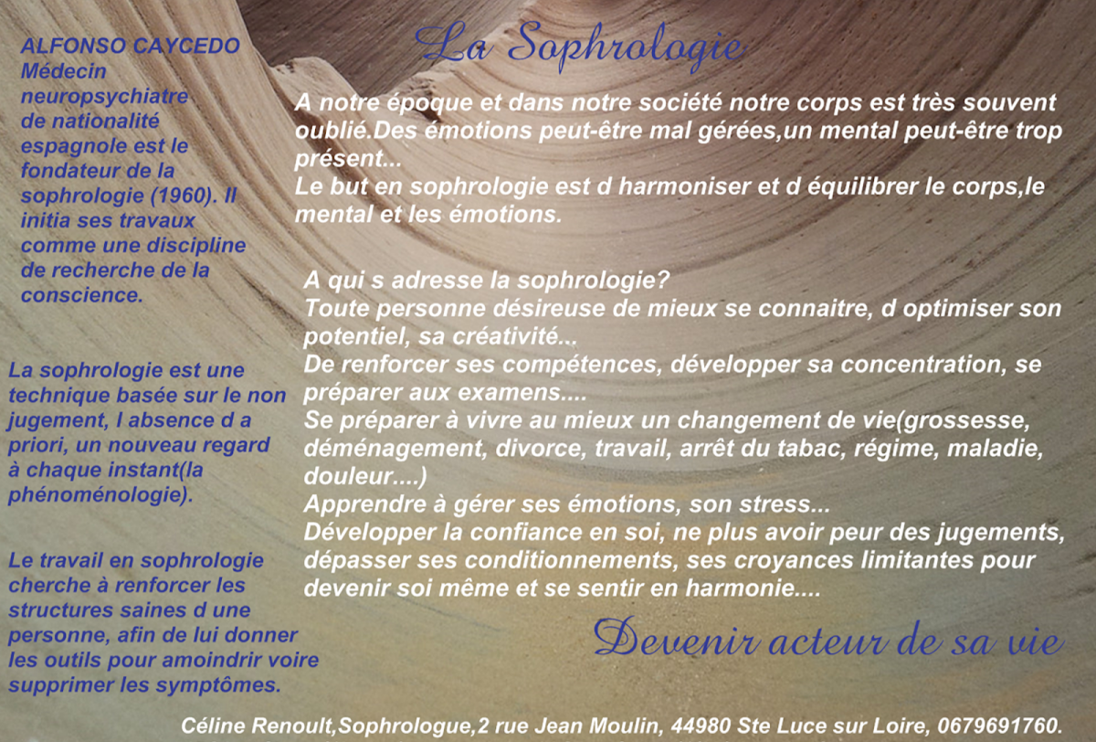 Renoult Sourmont Céline Sophrologue Hypnothérapeute