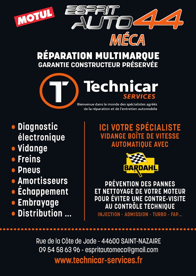 Esprit auto 44 meca Technicar Service
