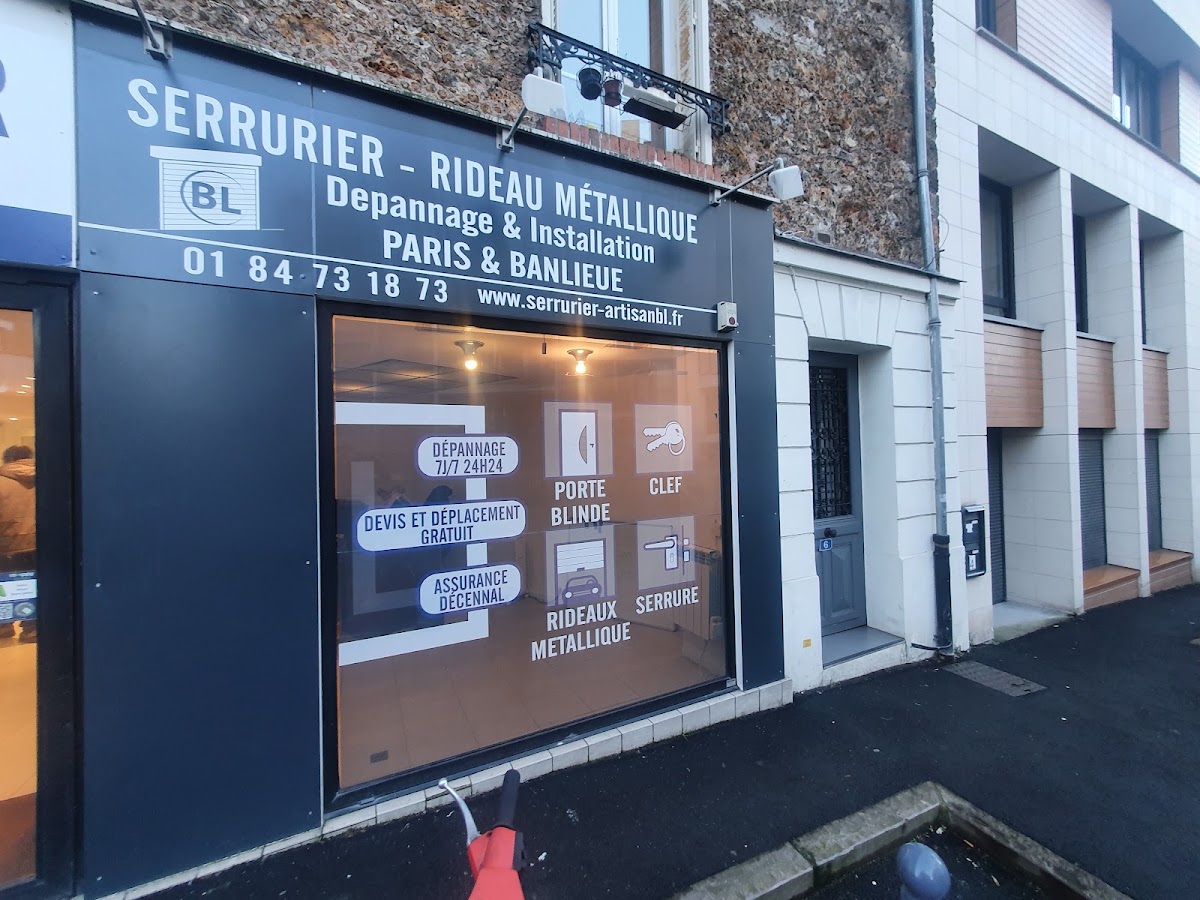 Bl serrurier installation dépannage rideaux métalliques