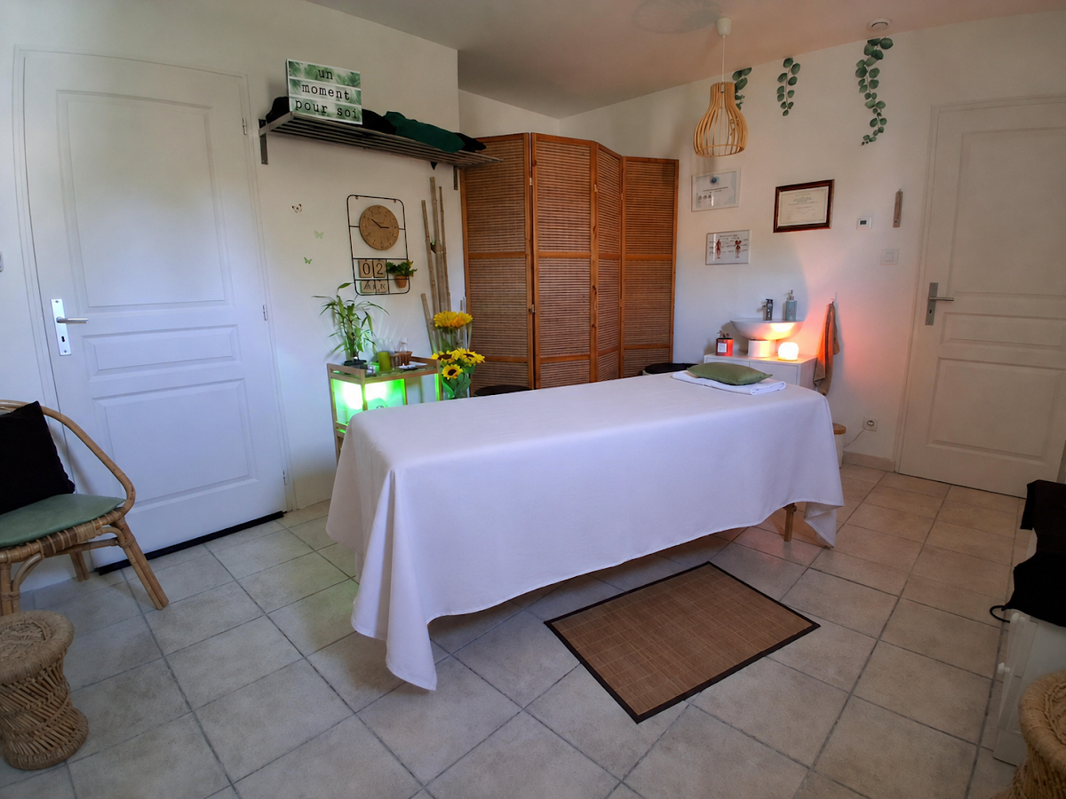 Valérie Evrard, praticienne en massages bien-être
