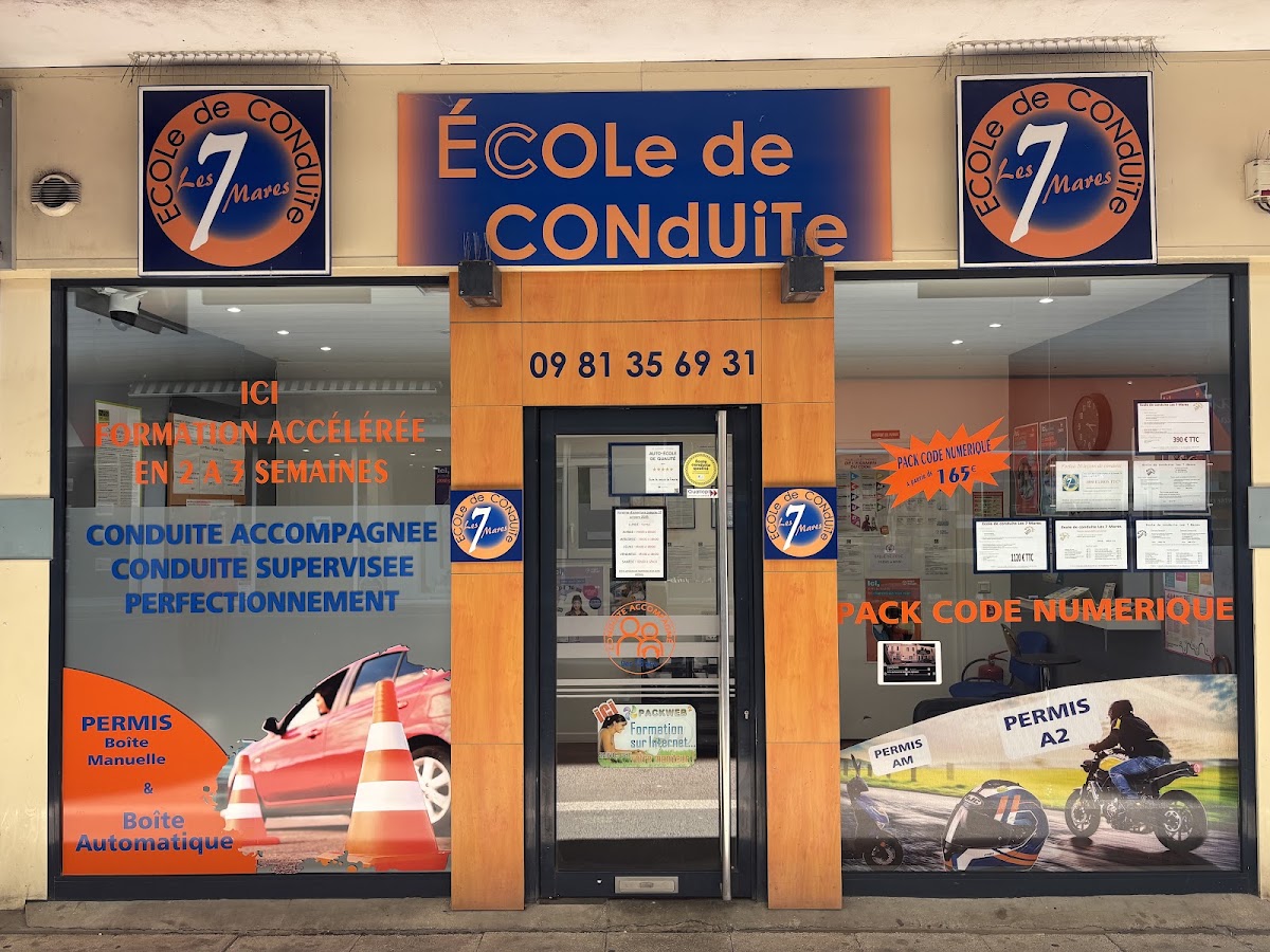 Ecole de conduite les 7 mares