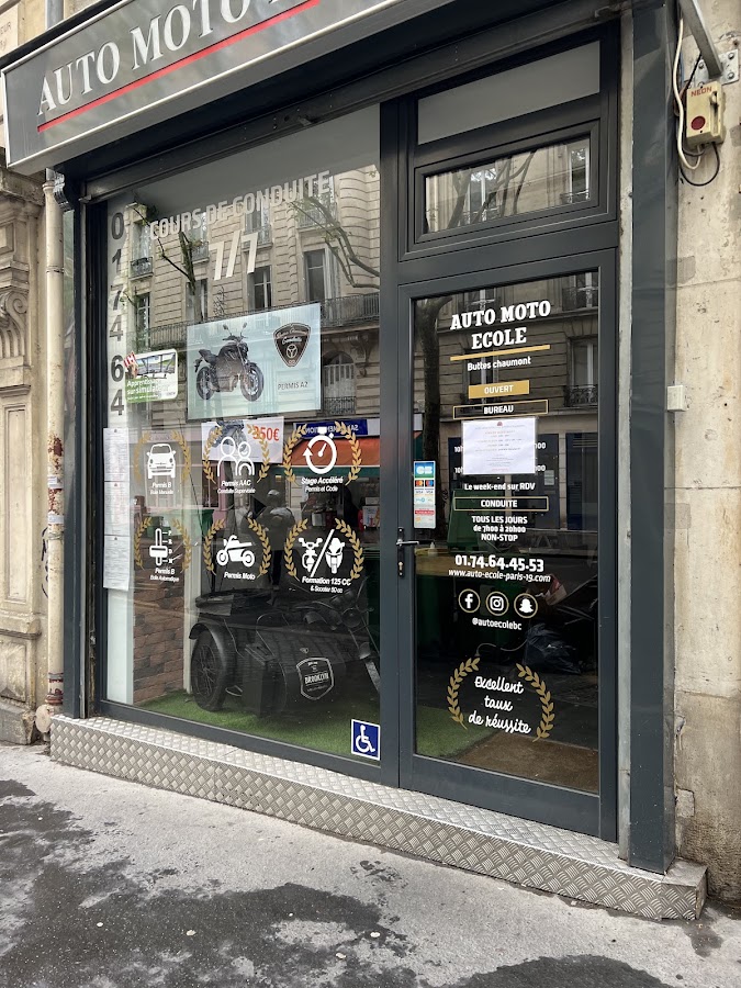 AUTO MOTO ECOLE BUTTES CHAUMONT ®