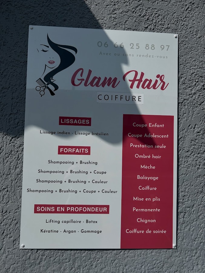 Glam Hair coiffure