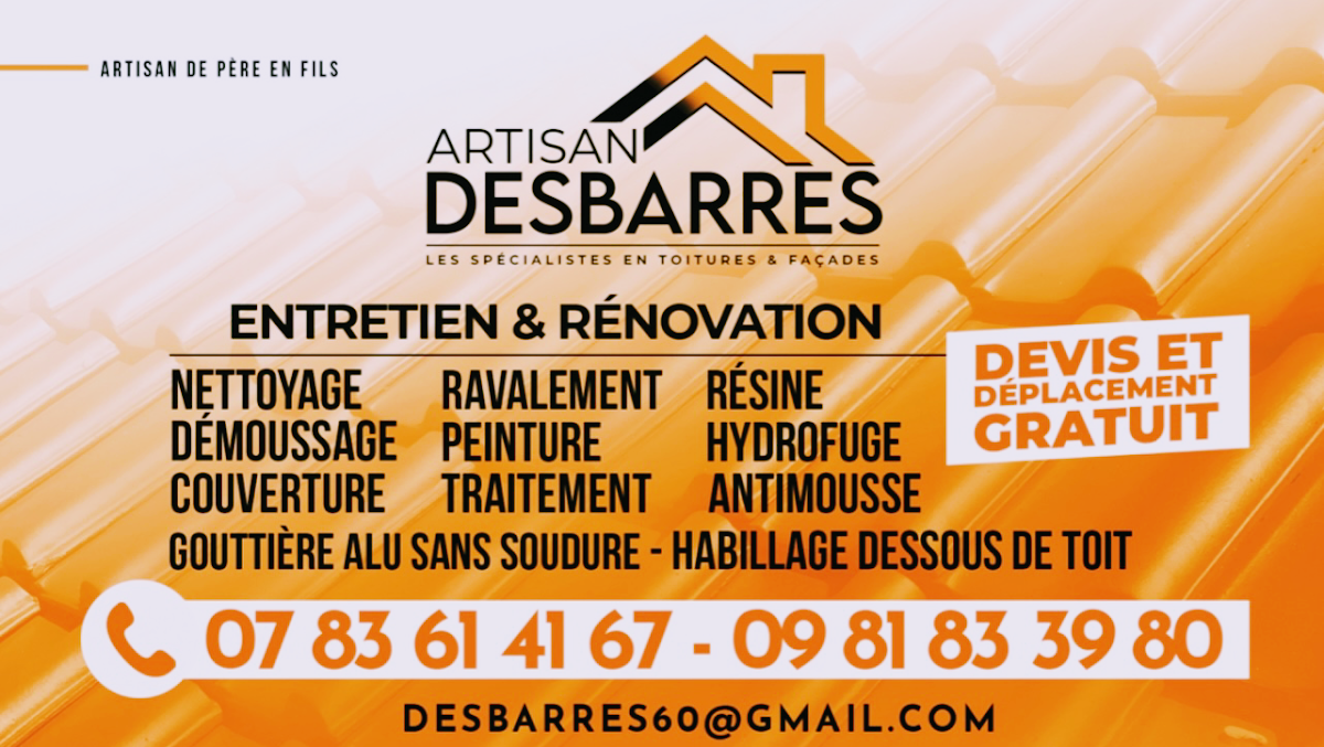 Artisan Desbarres - Toitures & Façades
