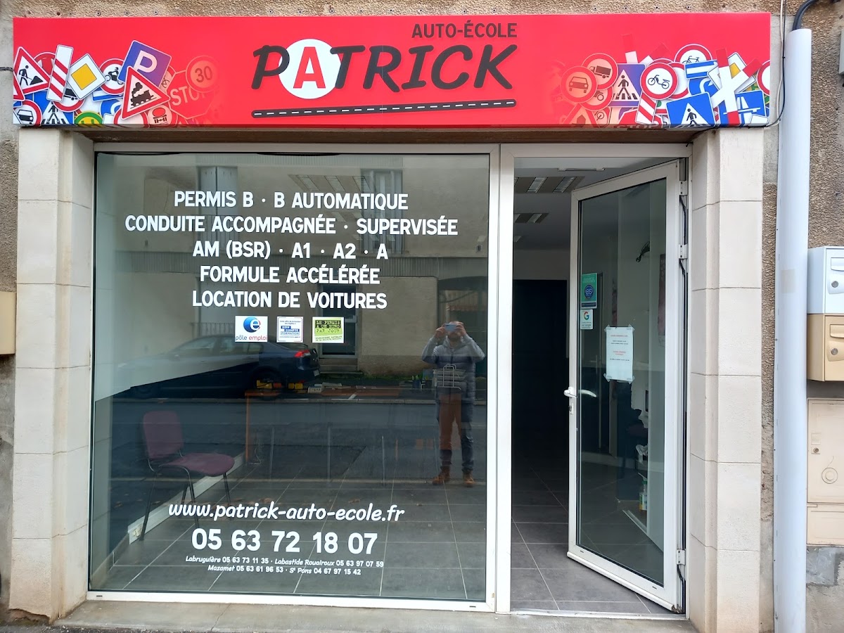 Auto Ecole Patrick, Permis B , conduite accompagnée , BSR, Moto