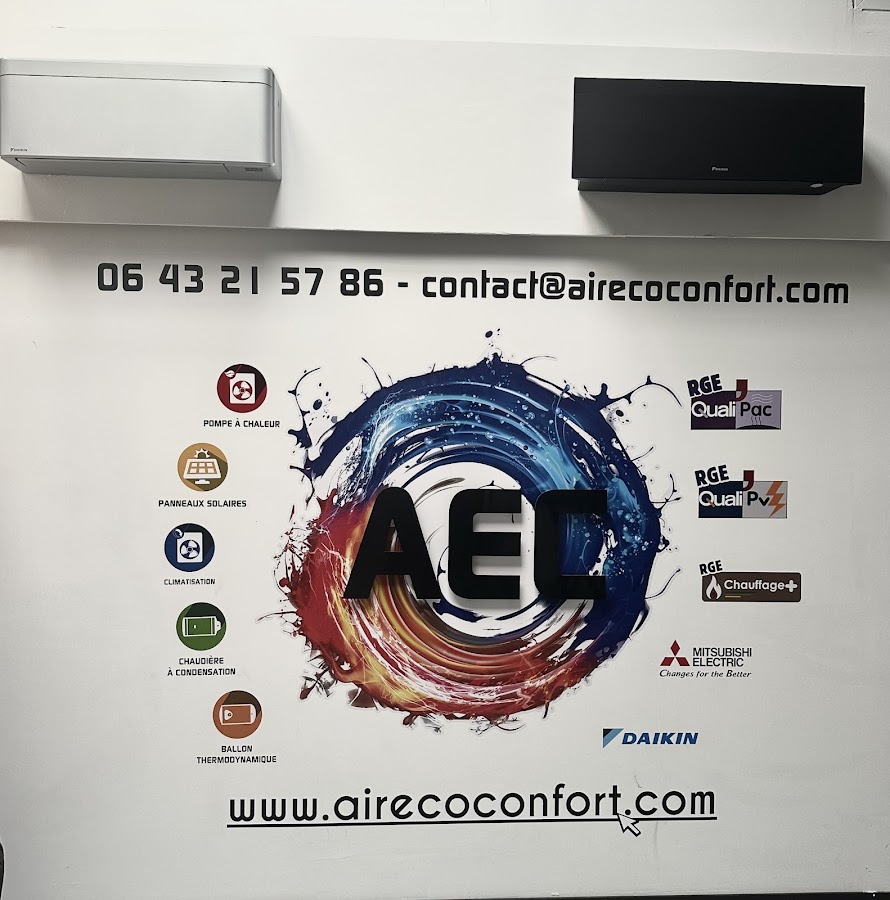 Air Eco Confort AEC Climatisation Chauffage Pompe à chaleur 77 Seine-et-Marne et 91 Essonne