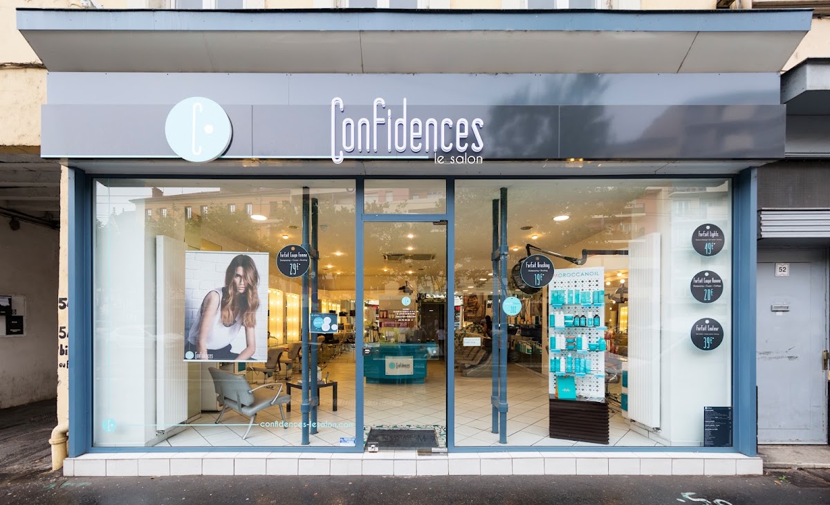 Confidences le salon grandclement Villeurbanne coiffure