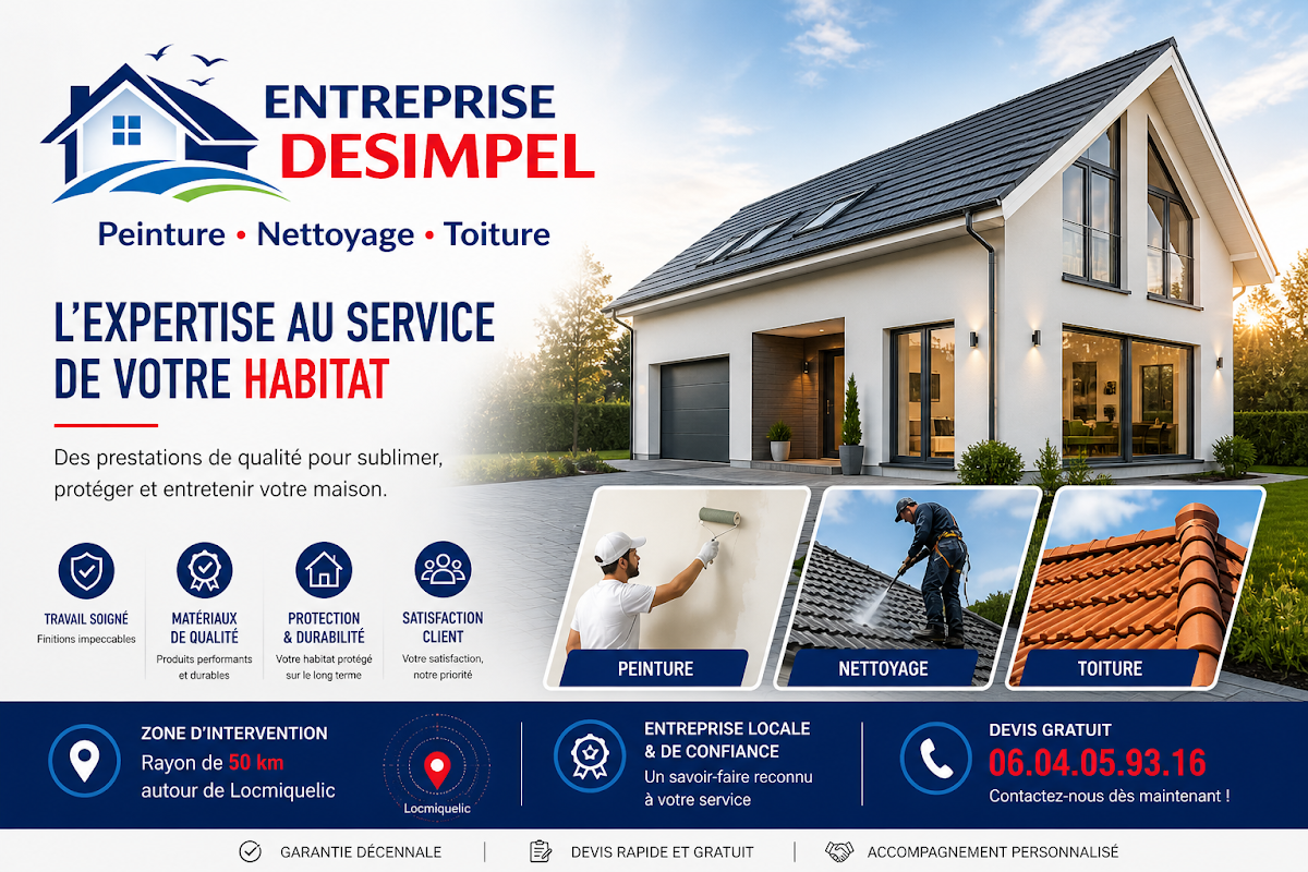Entreprise DESIMPEL peinture nettoyage