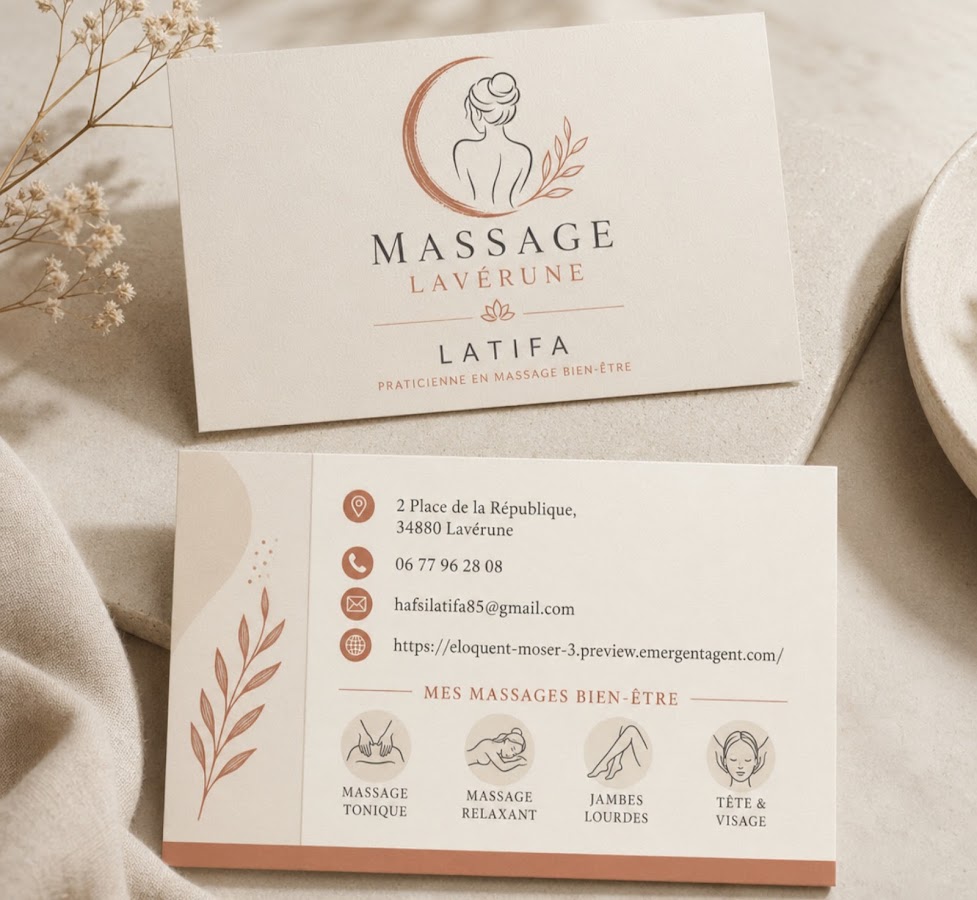 Salon de massage bien-être.