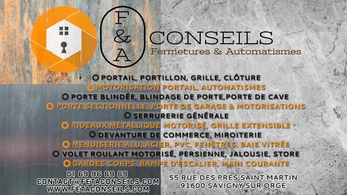 F&A CONSEILS - Fermetures & Automatismes Conseils - FAC Savigny