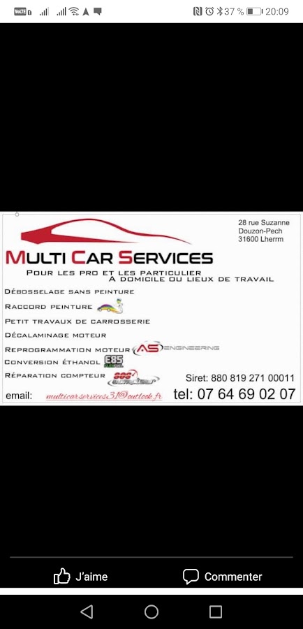 Multicarservices 31/Reprogrammation moteur Toulouse et 31/Conversion éthanol 31/réparations camping-car occitanie 31/domicile