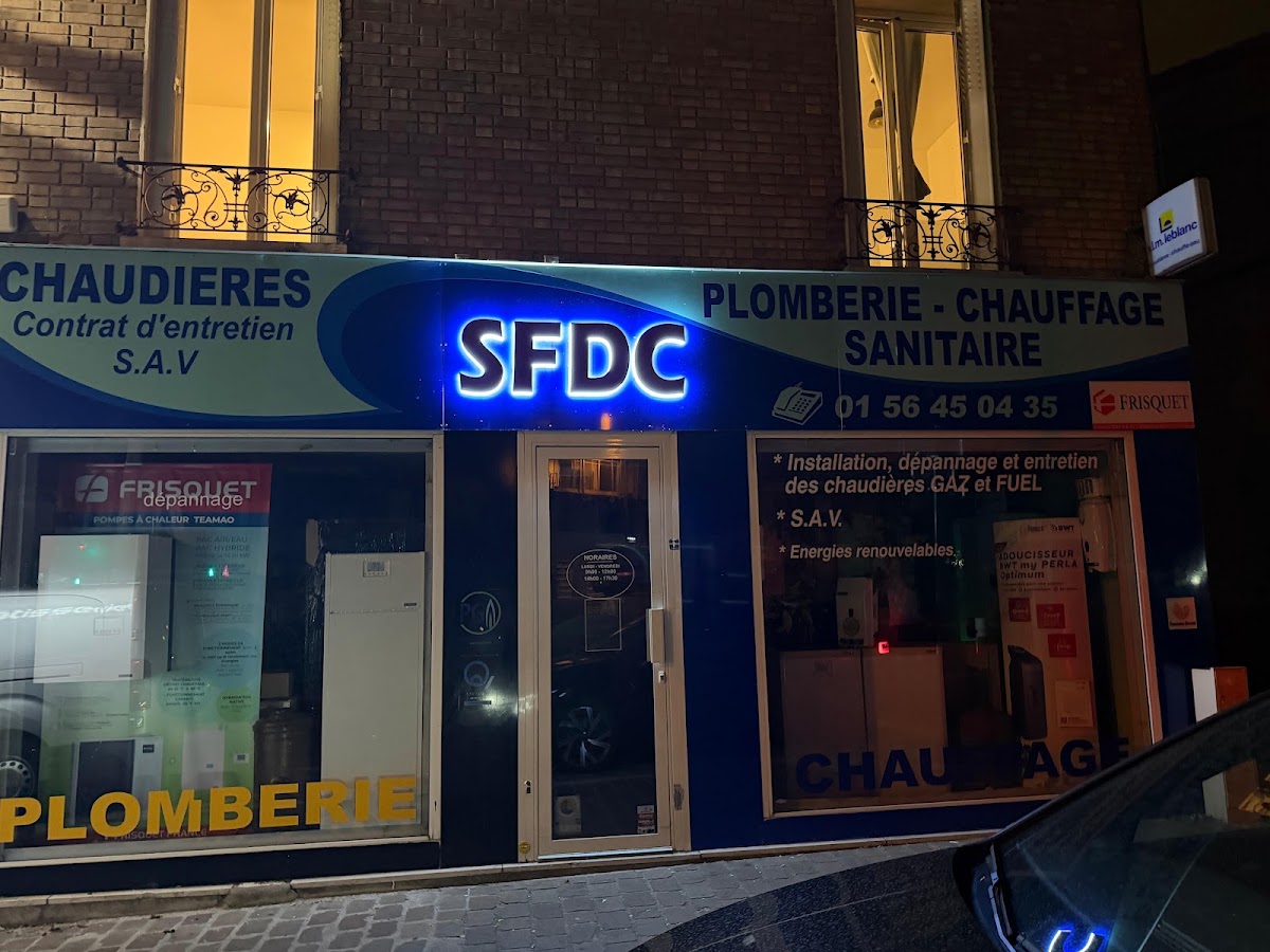 SFDC Chaudière, Pompe à Chaleur, Chauffe Eau