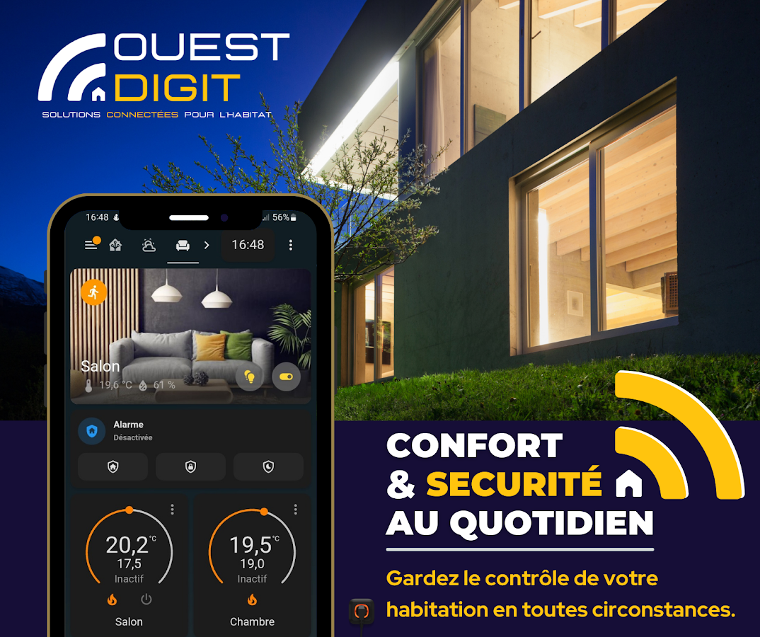 OUEST-DIGIT | Alarme / Domotique / Videosurveillance